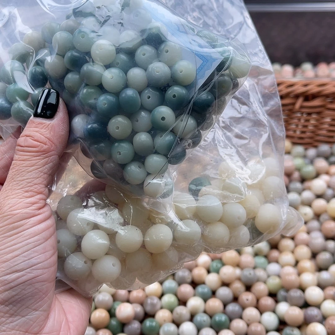 白玉菩提吊坠A/10mm/160颗