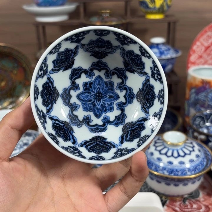 旧***辞景德镇手工手绘陶瓷