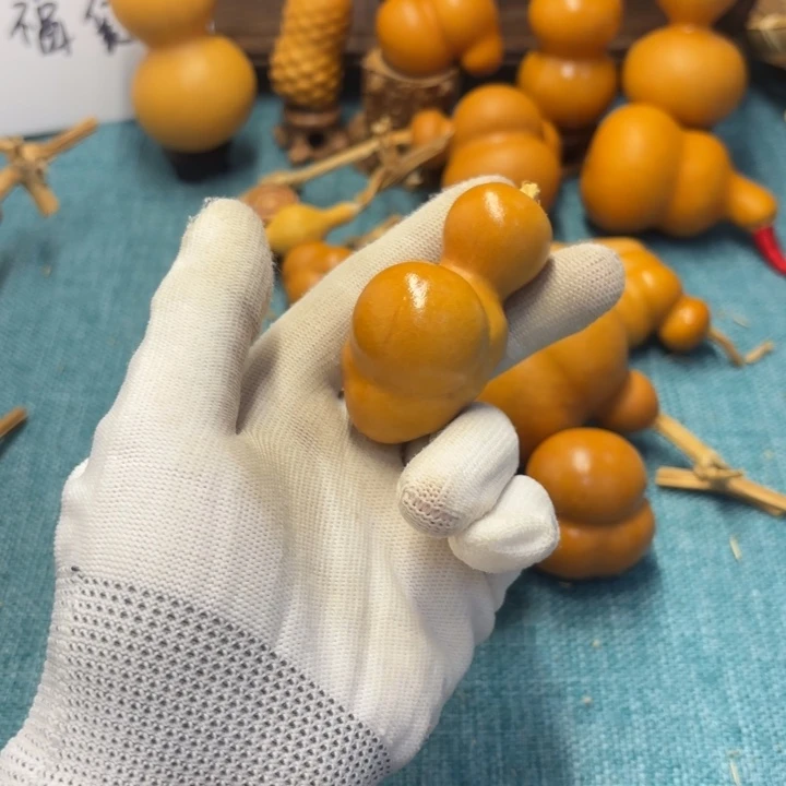 ****清天然手捻老皮葫芦