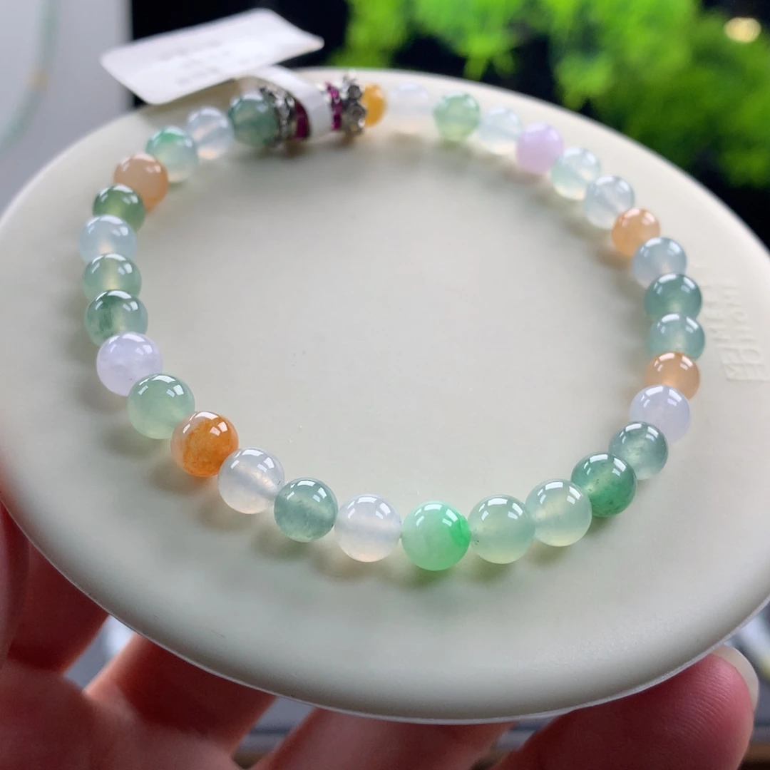 翡翠未镶嵌手链卡6