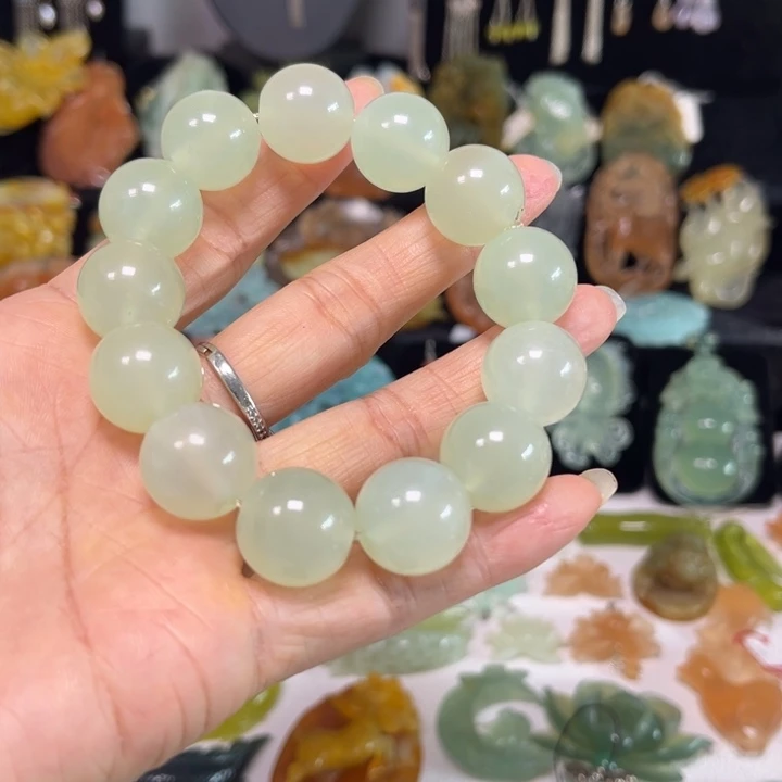 蛇纹石玉未镶嵌吊坠(赠链)