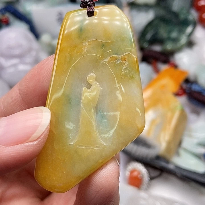 未镶嵌挂件翡翠翡翠