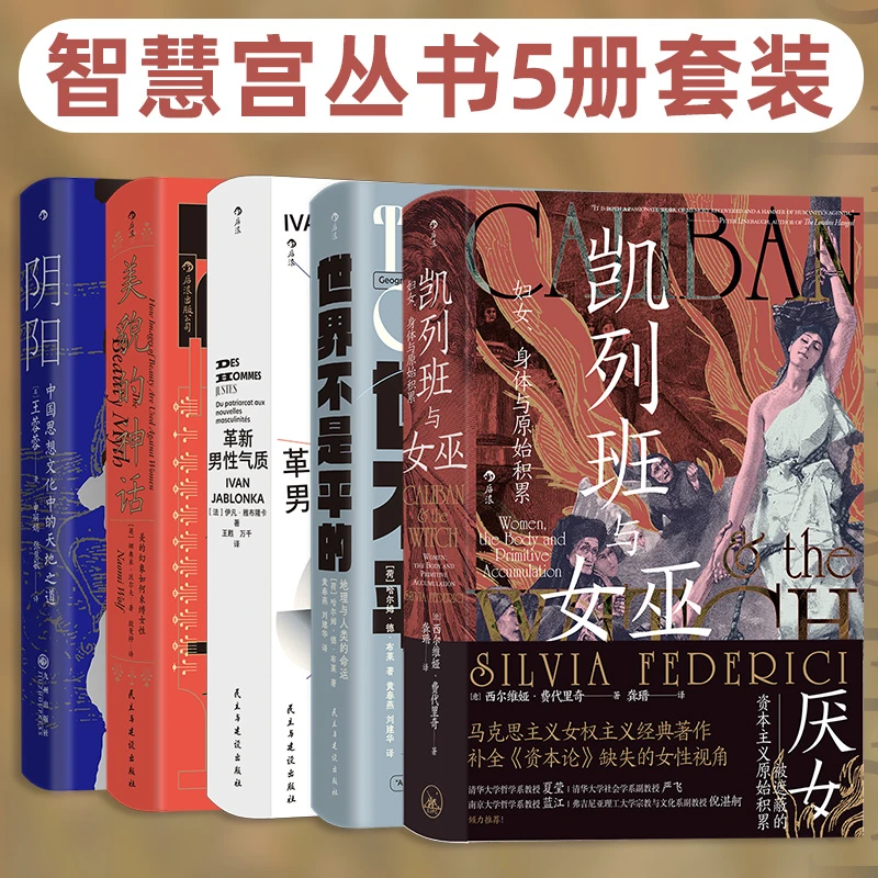 智慧宫5本（凯列班与女巫+阴阳+美貌的神话+世界不是平的+革新气 ）