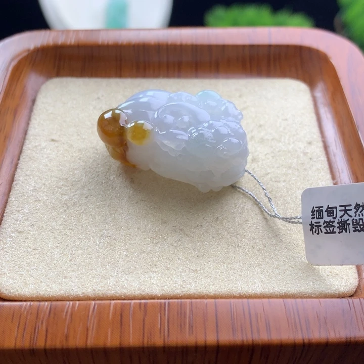 翡翠未镶嵌颈饰貔貅43