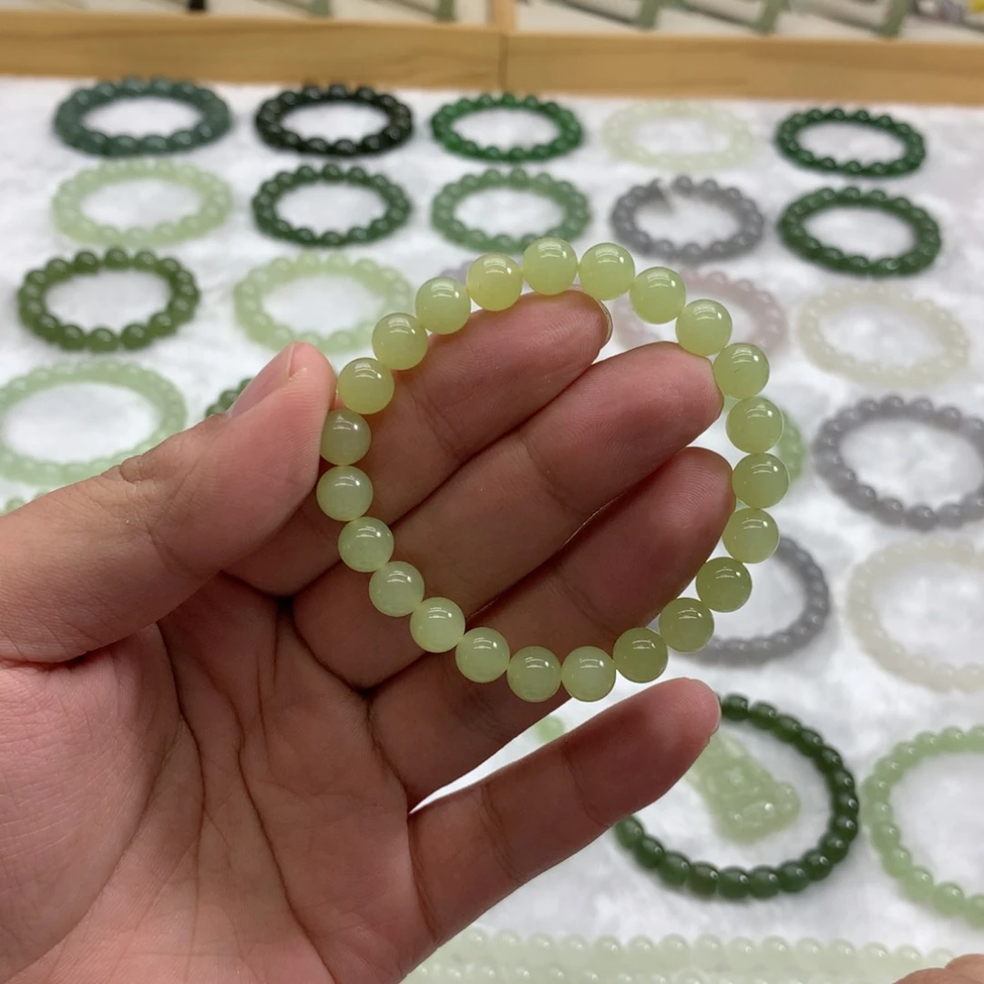 未镶嵌手串和田玉（黄口8）