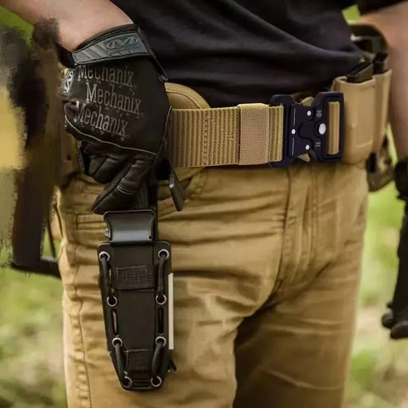 户外眼镜蛇战术腰带金属耐磨时尚腰封男女战术迷彩训练服专用腰带