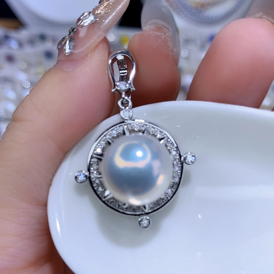 颈饰合金淡水珍珠