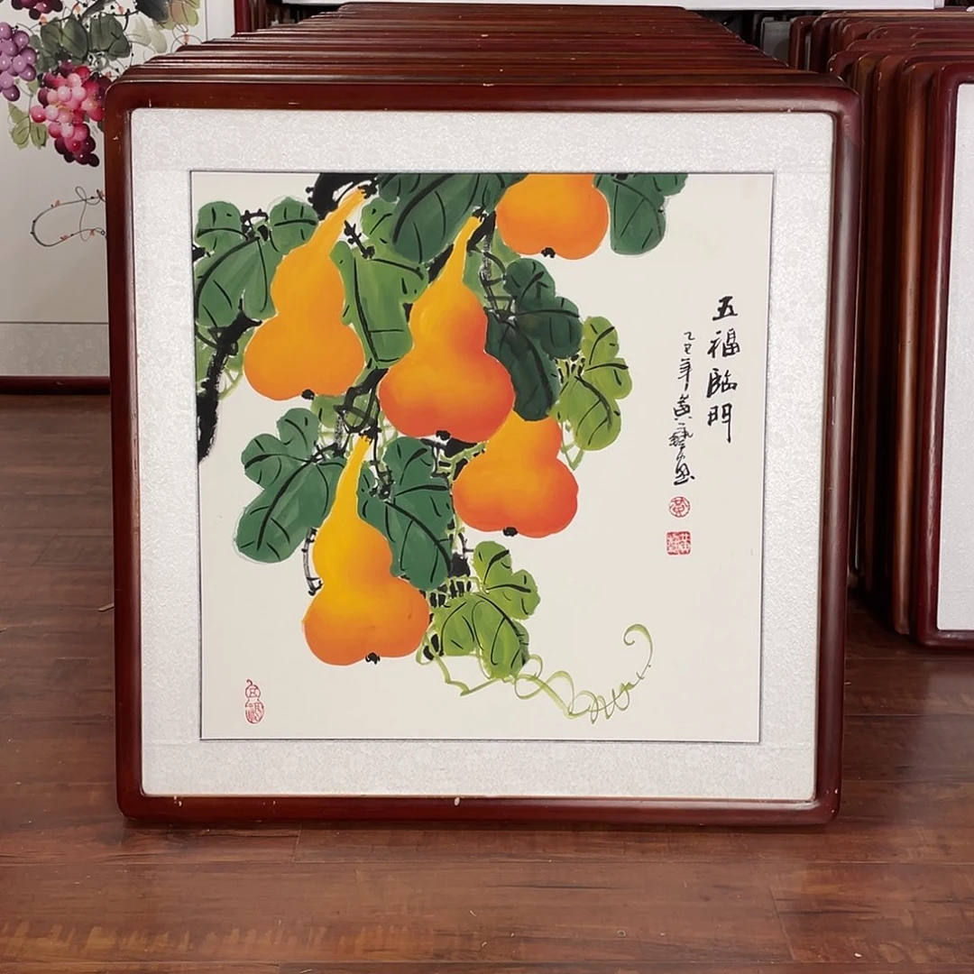 国画带框尺寸63*63厘米