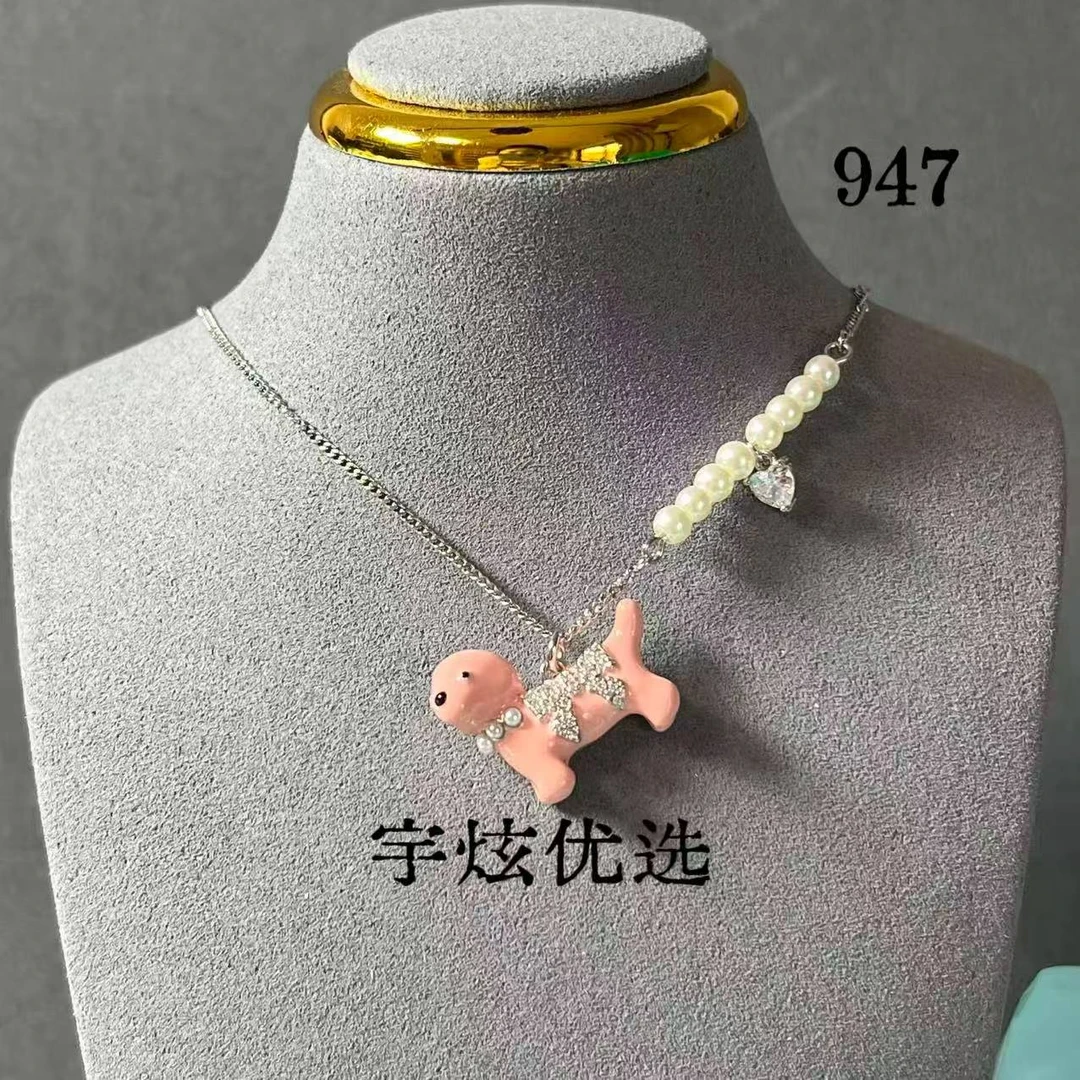 黄铜仿珍珠项链 时尚百搭项链锁骨链947