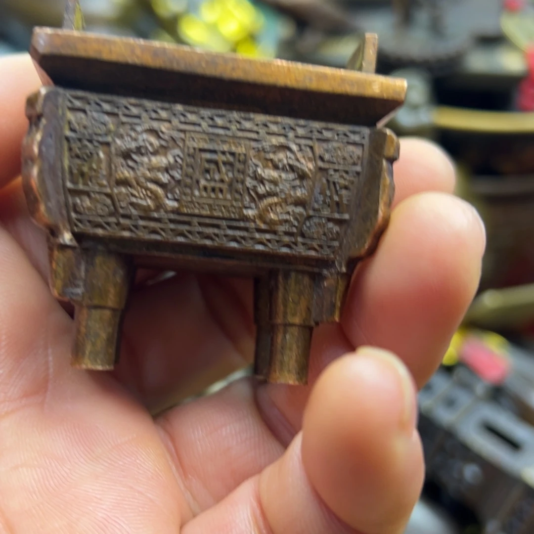 铜摆件欢迎欢迎你