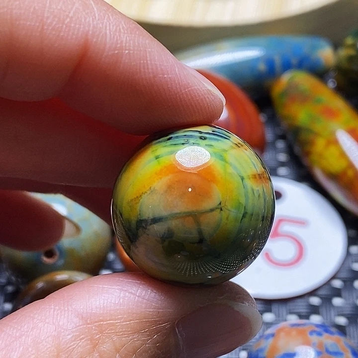 老***叶玛瑙/玉髓未镶嵌颈饰