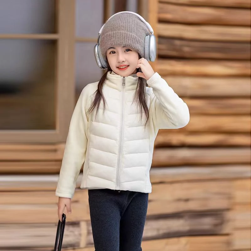 4儿童羽绒服冬款2024新款白鸭绒保暖冬季连帽DSN1415