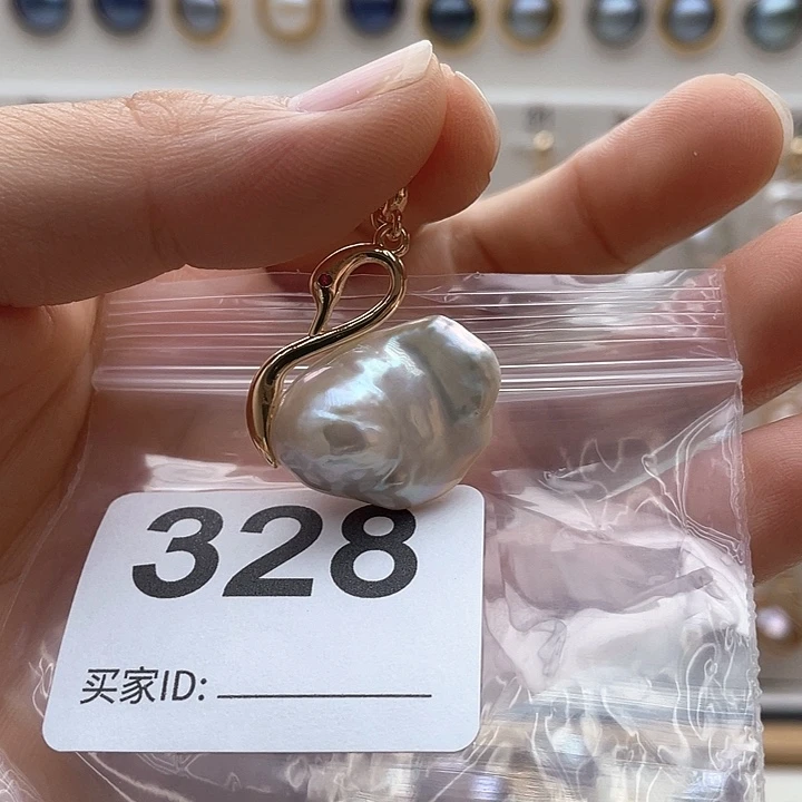 未镶嵌天然珍珠。  漏 漏 漏淡水珍珠