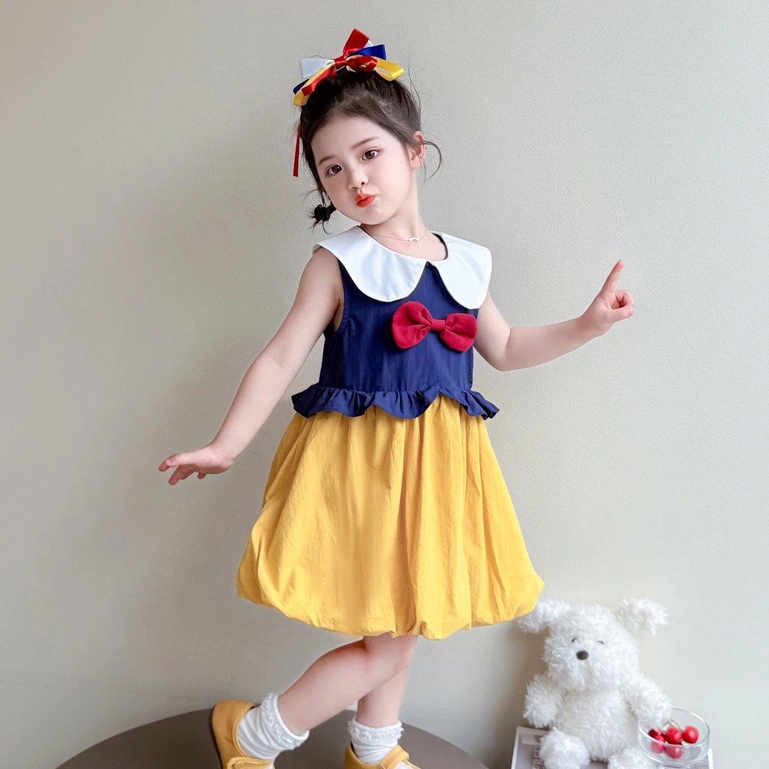 女童连衣裙2025新款女宝宝夏季薄款超好看白雪公主裙子女孩裙子