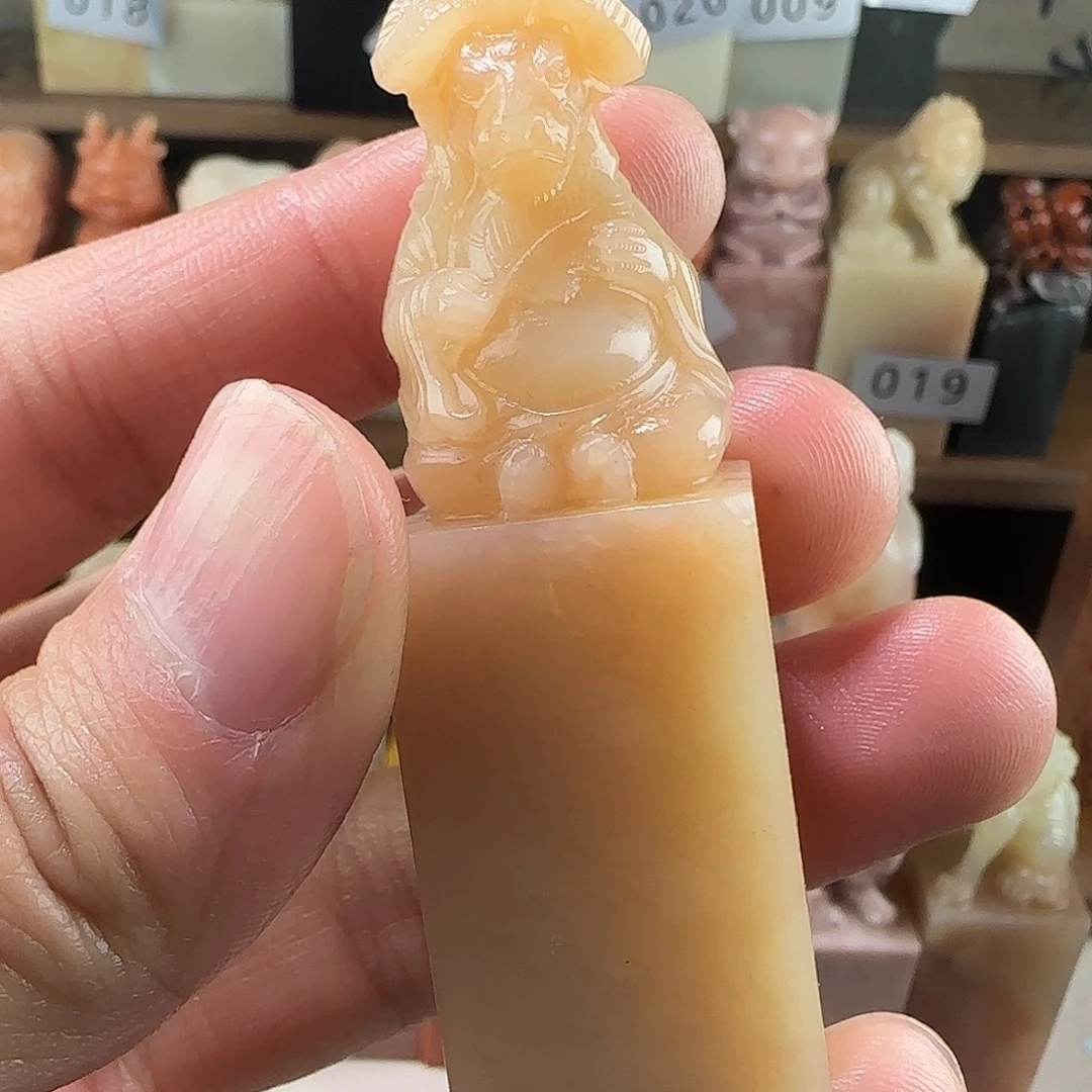 印石寿山石058老挝保利石印章