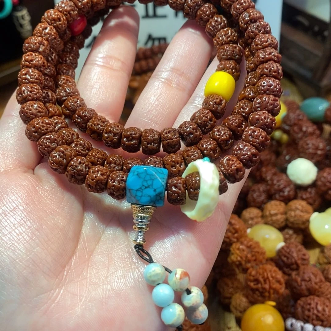 金刚菩提手串9-108配饰双切