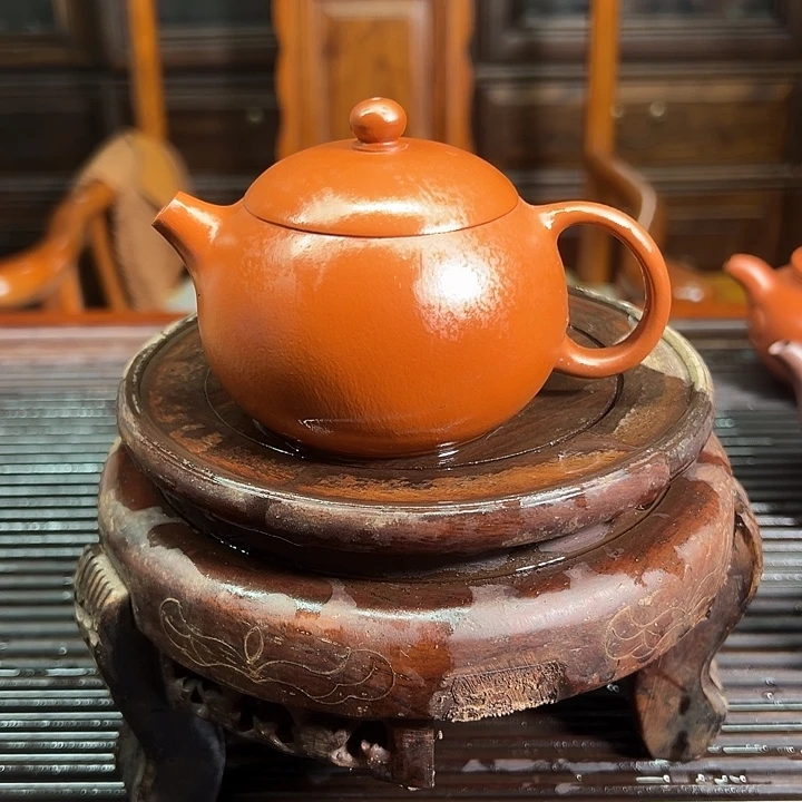茶壶紫砂西施，朱泥，150cc