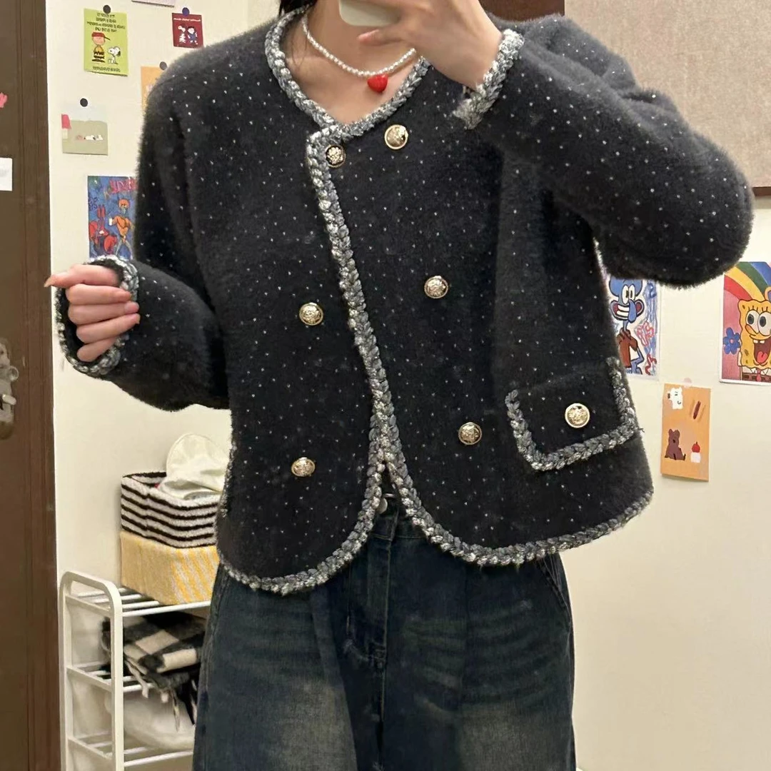 【791】秋冬时尚气质小香风女外套