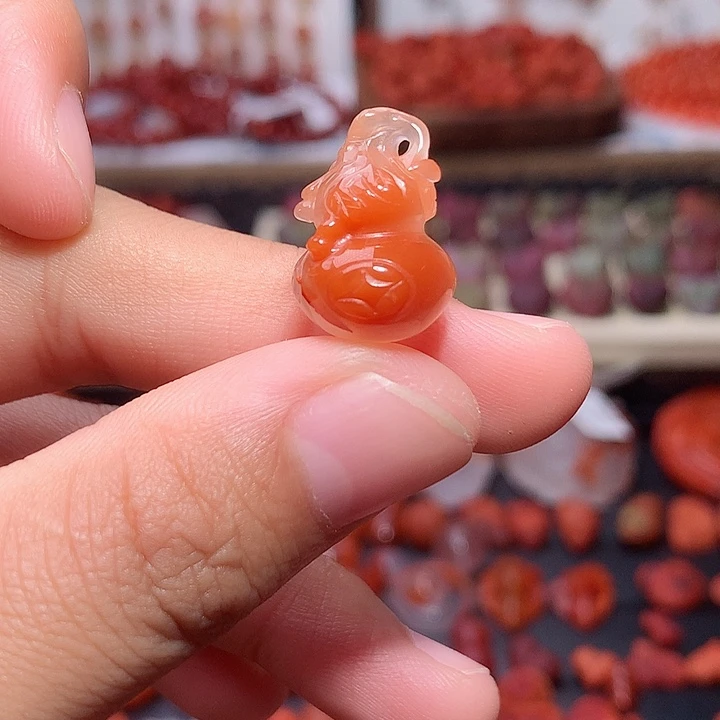 未镶嵌南红南红玛瑙葫芦