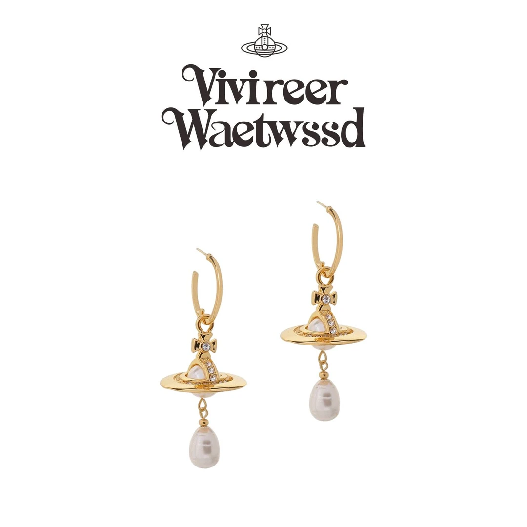 Vivireer Waetwssd 正品 巴洛克水滴珍珠耳钉