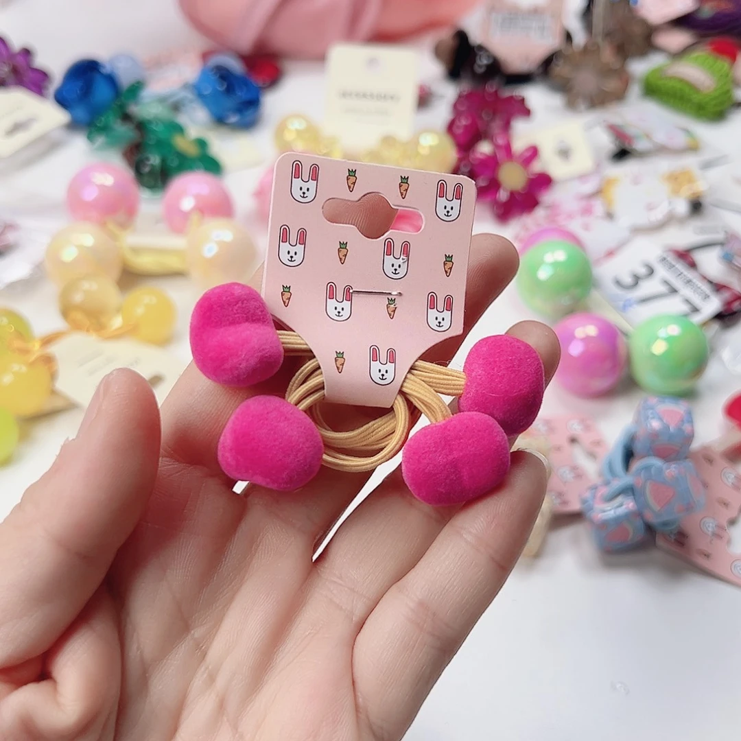 爱心玫红绕绕儿童