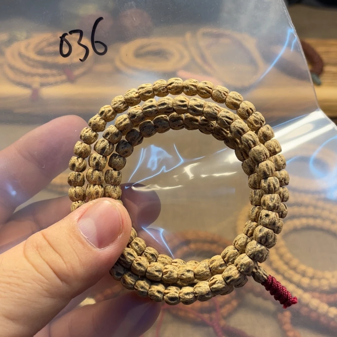 叶***柏香籽/百香籽手串方块鬼脸6尺寸036