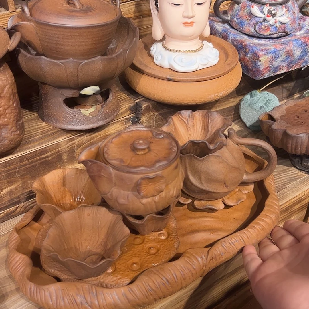 原矿粗陶裸烧工艺，越养越润出彩