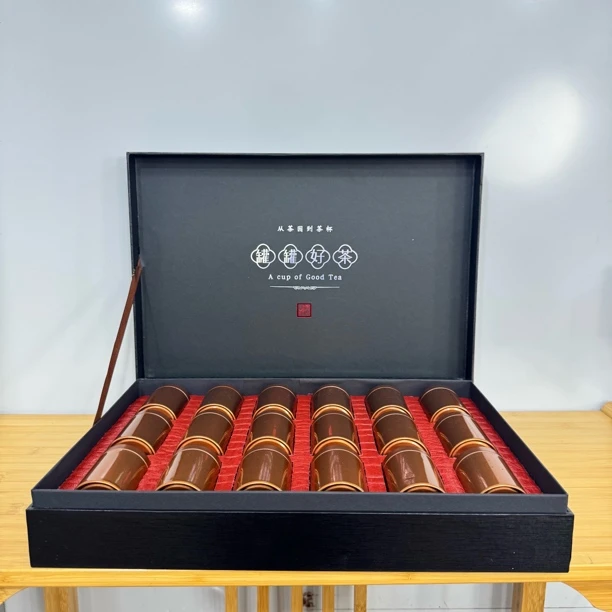 【18个罐罐好茶礼盒装】碎银子浓香型浓郁传统手工茶香精美罐装茶叶