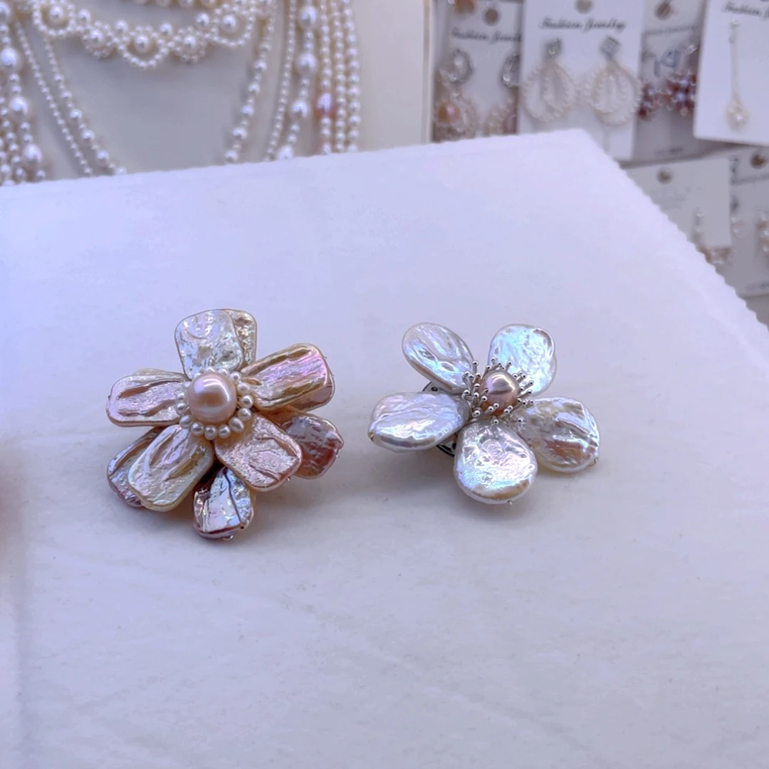 未镶嵌耳饰淡水珍珠