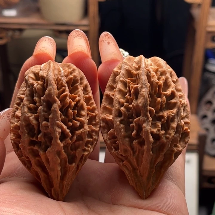 紫***慕文玩核桃把件楸大胖69