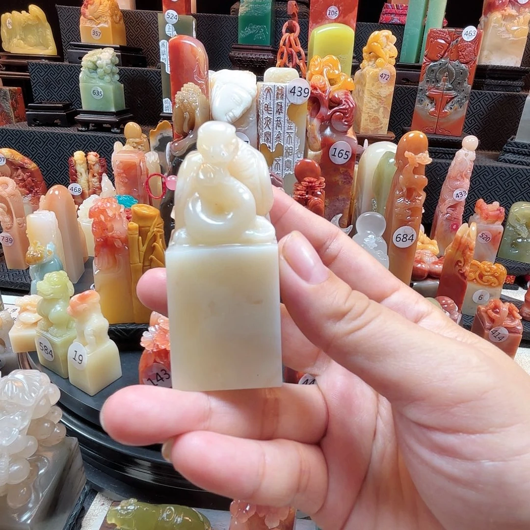 寿山石其他蛇的印章