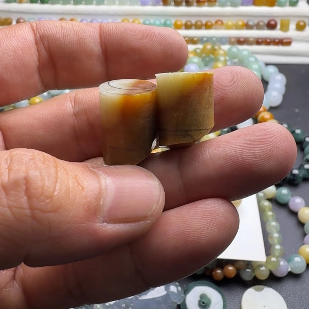 翡翠手串未镶嵌童*珠子