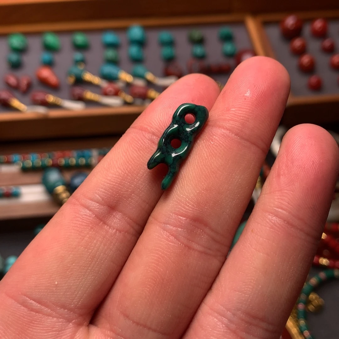 绿松石未镶嵌梯子侧挂