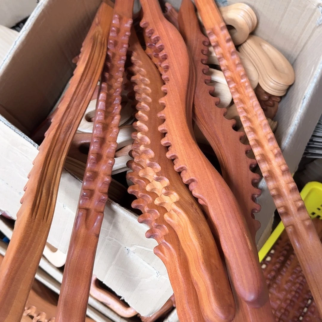 红檀香木58厘米放松工具瑕疵