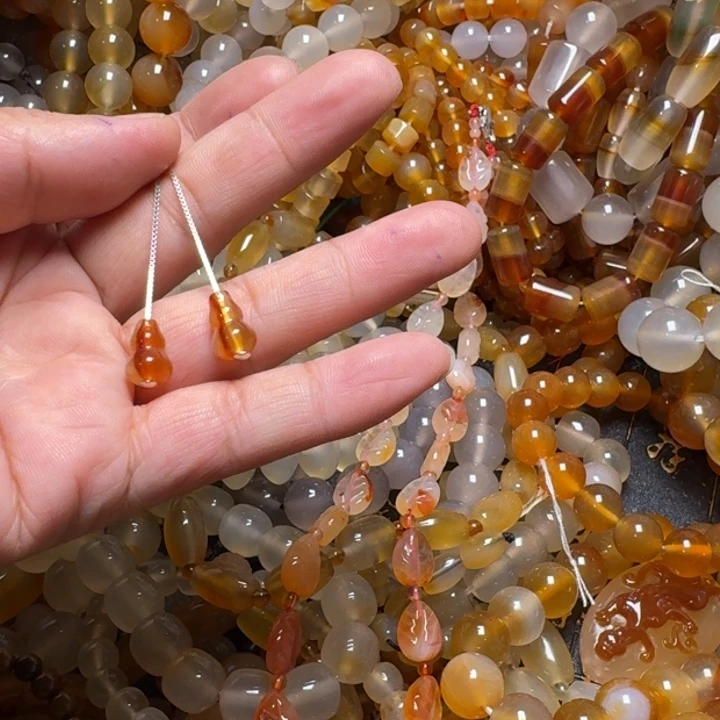 玛瑙/玉髓颈饰合金●****体0069