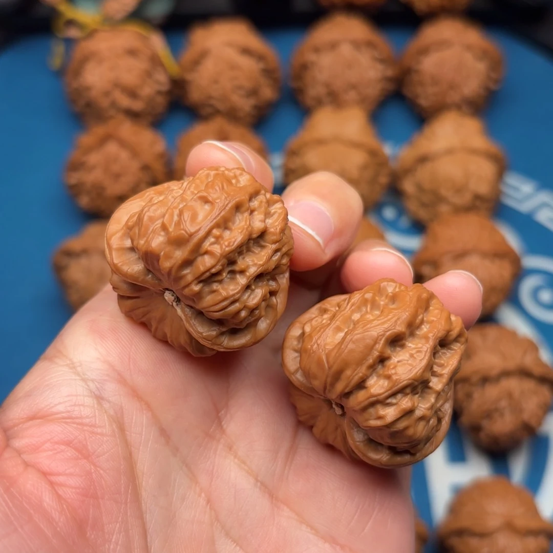 吊坠文玩核桃门头沟元宝34