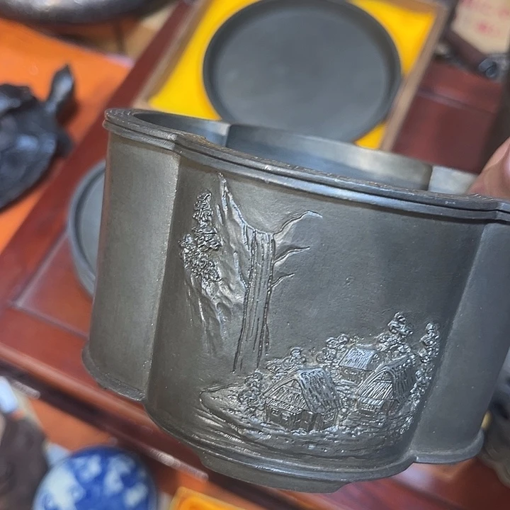 锡中古工艺品摆件