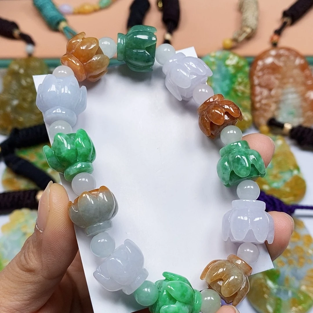 颈饰未镶嵌翡翠翡翠A货一物一证