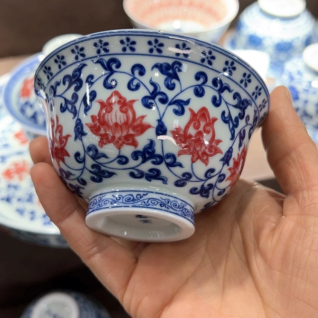 盖碗全场七景德镇的早高峰上都是