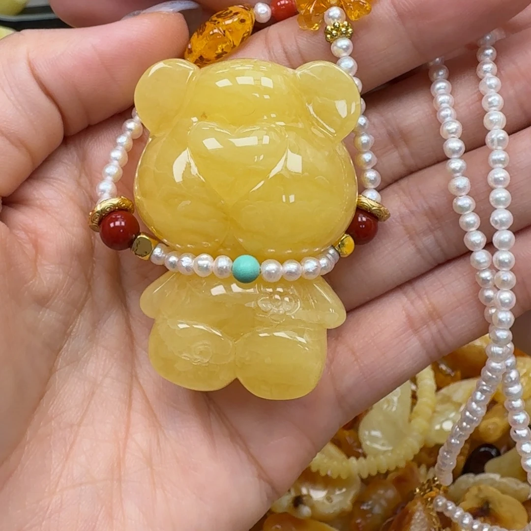 琥珀未镶嵌珠宝奇石