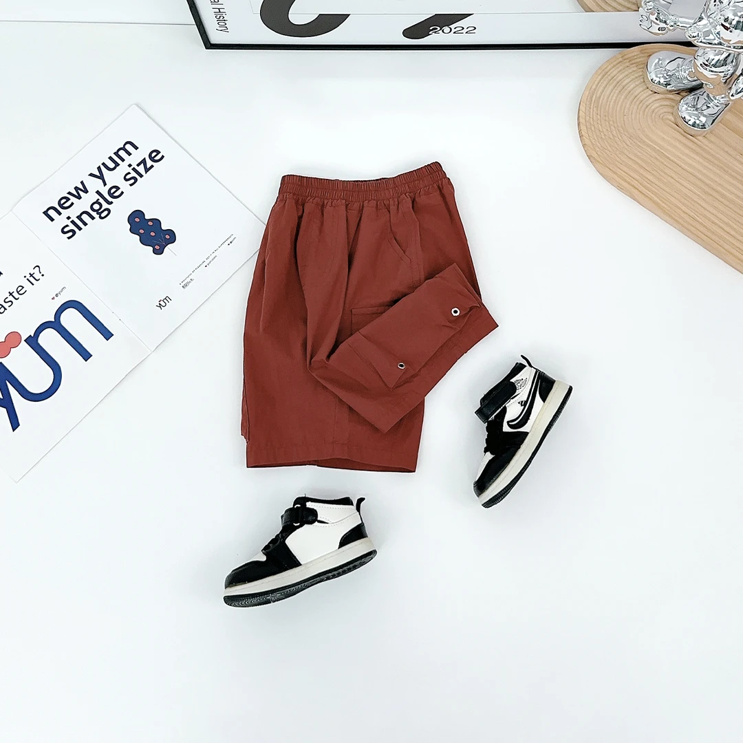 儿童五分裤子夏季装薄款男童装休闲工装裤 LL56356 悠悠童话童装