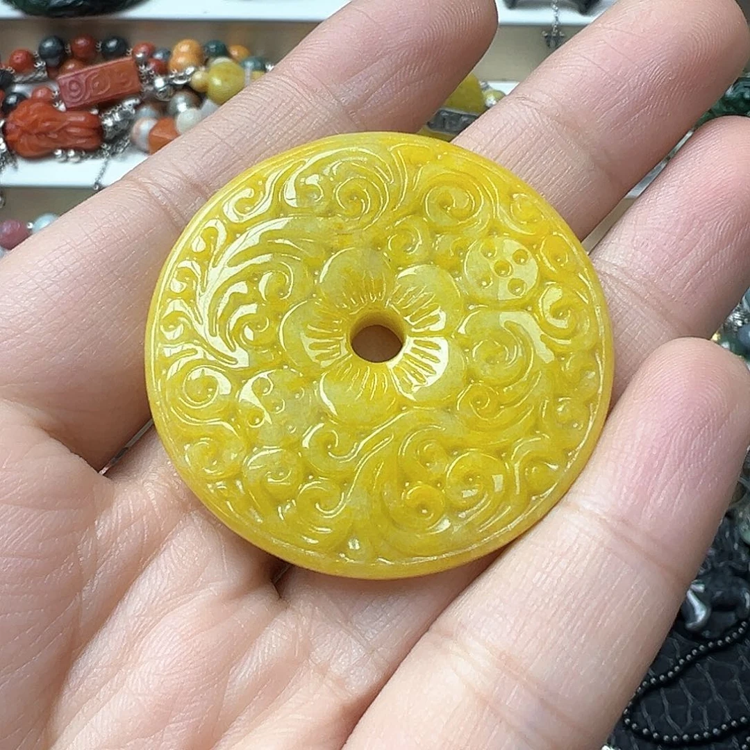 翡翠戒指未镶嵌蝉*顶