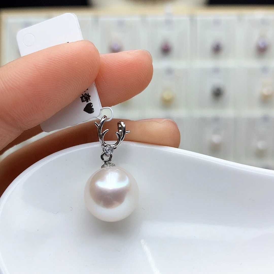 颈饰合金淡水珍珠