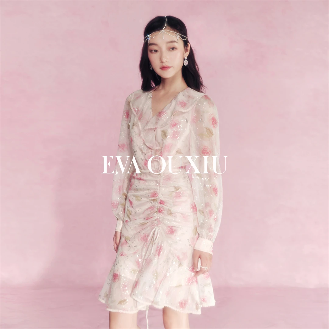 【诗语专属】EVA OUXIU/伊华欧秀连衣裙 51WAQ5035