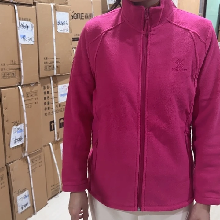 女士摇粒绒外套xl 175枚红色