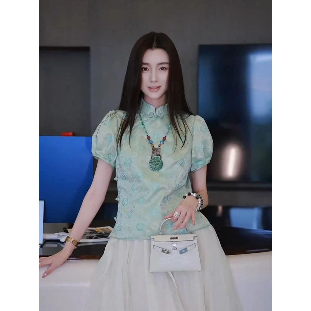 新中式中国风年轻款盘扣改良唐装独特短袖女2025夏季新款上衣小衫