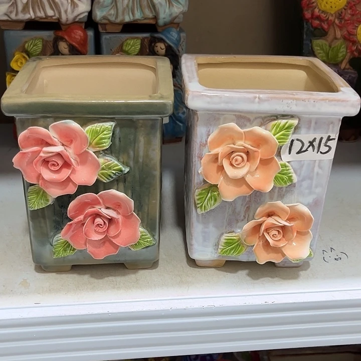 粗陶材质多肉花盆