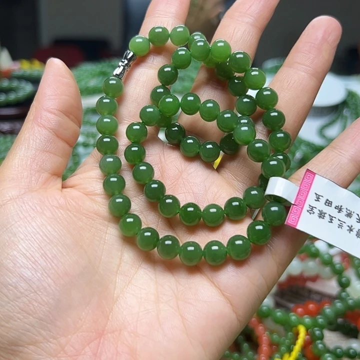 M***o未镶嵌手链和田玉（碧玉）