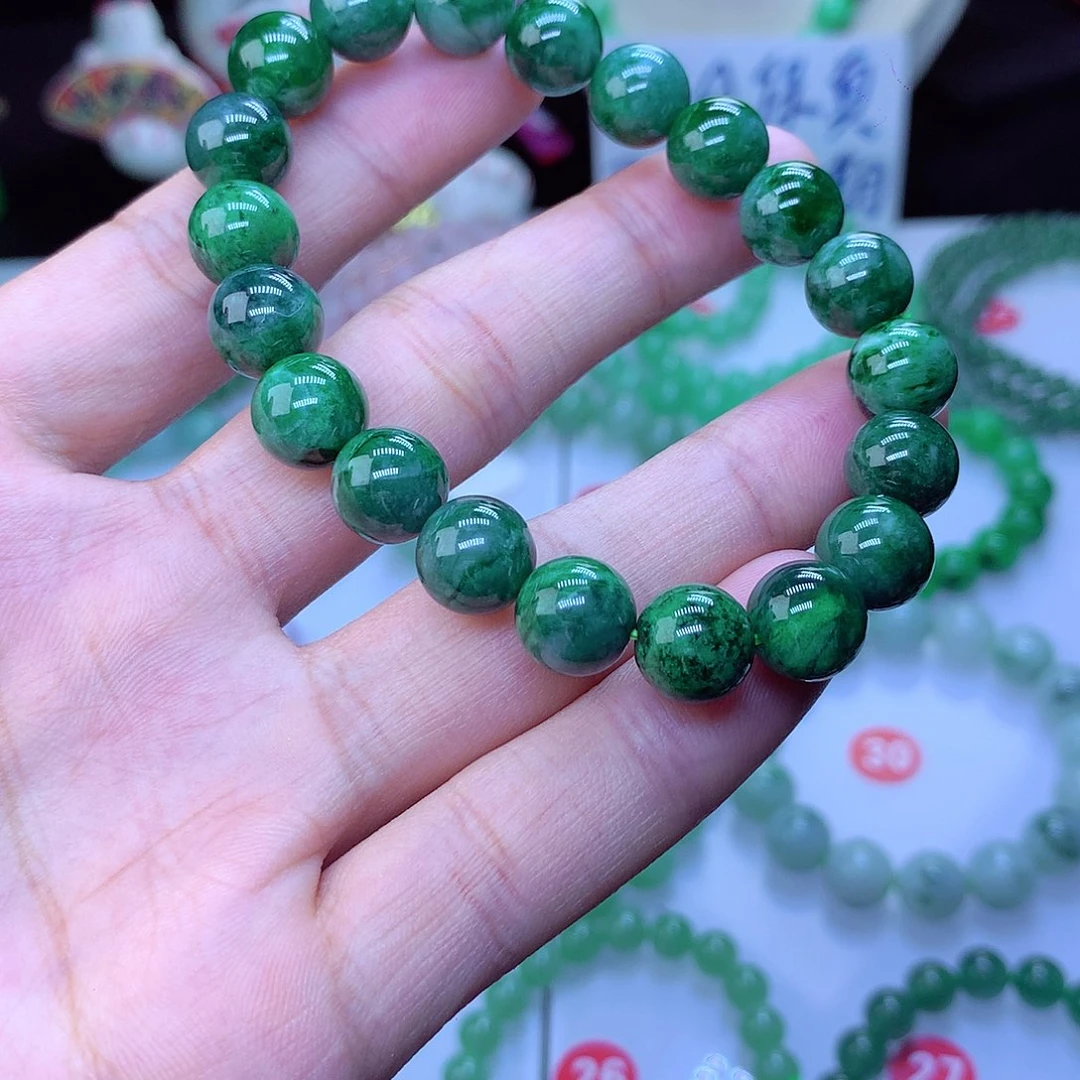 翡翠毛衣链未镶嵌卡10