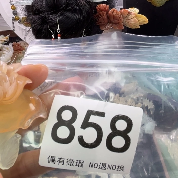 未镶嵌岫玉发饰曲***姐